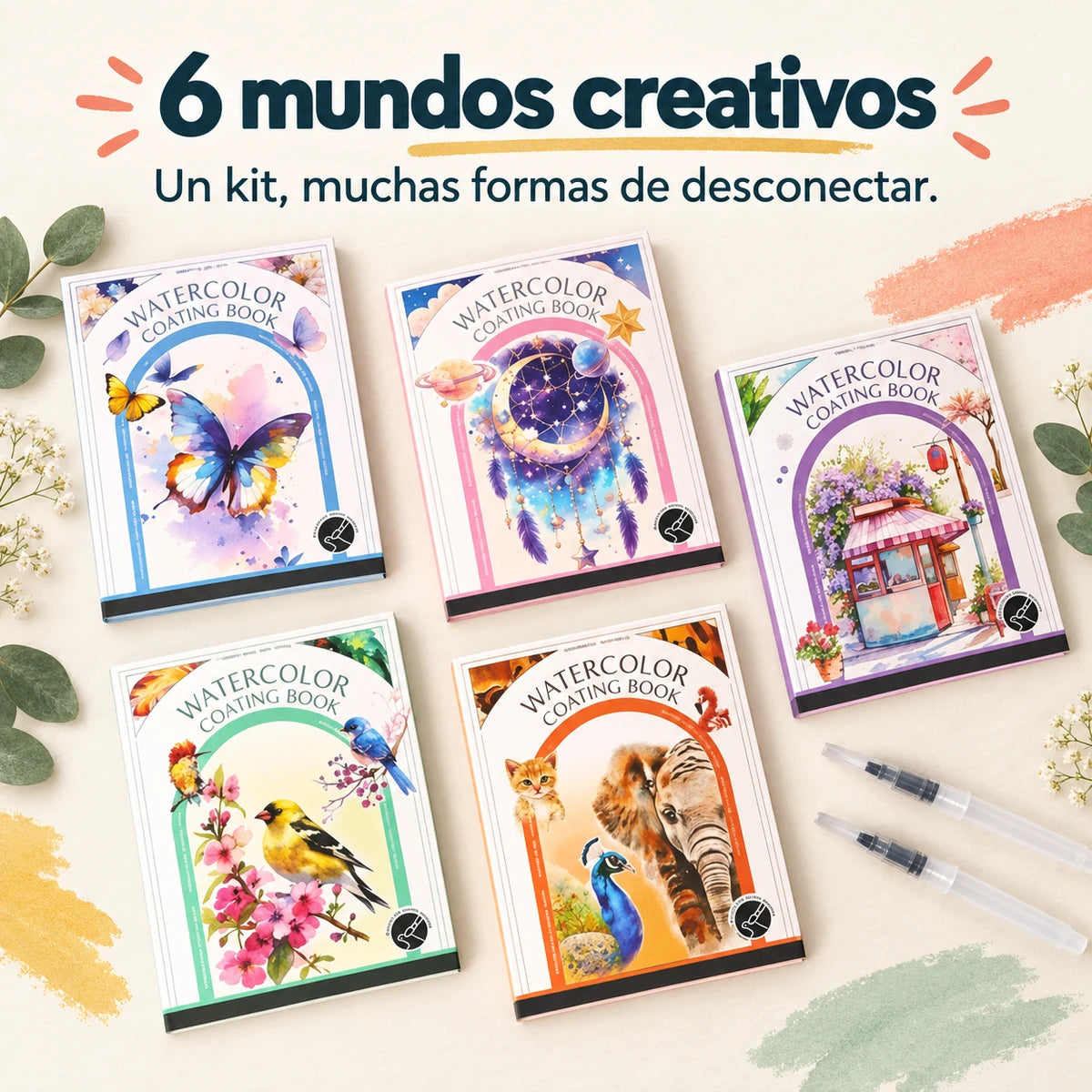 Kit de acuarela guiada Bobble