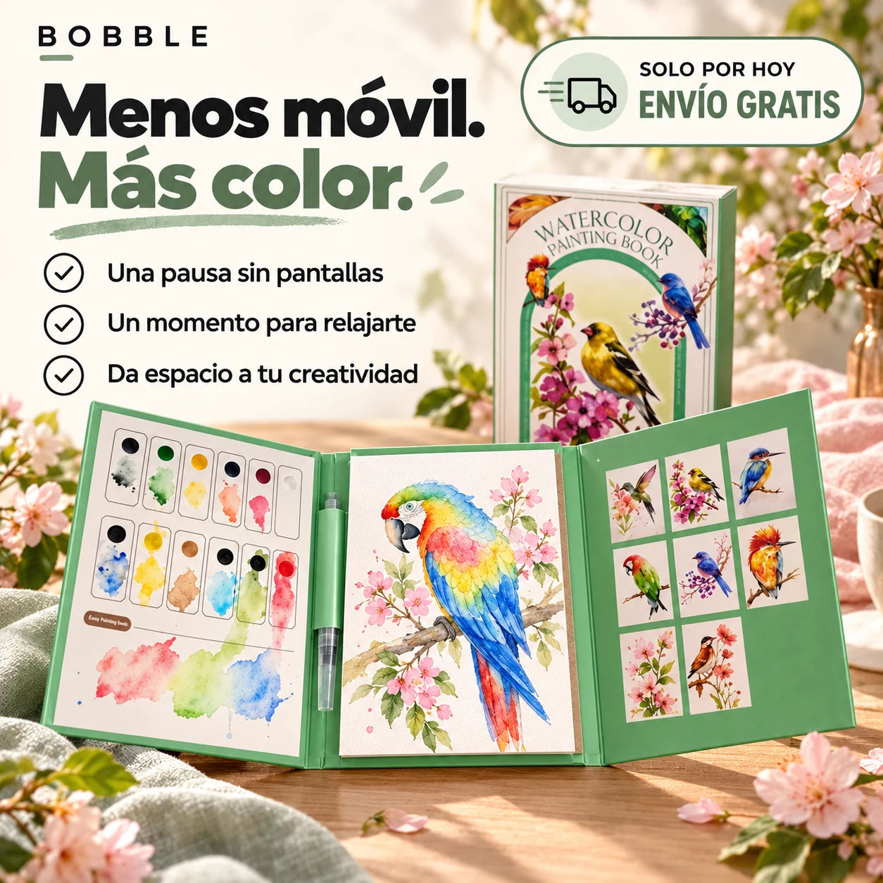 Kit Bobble: una pausa sin pantallas, relajación y creatividad. Solo por hoy envío gratis